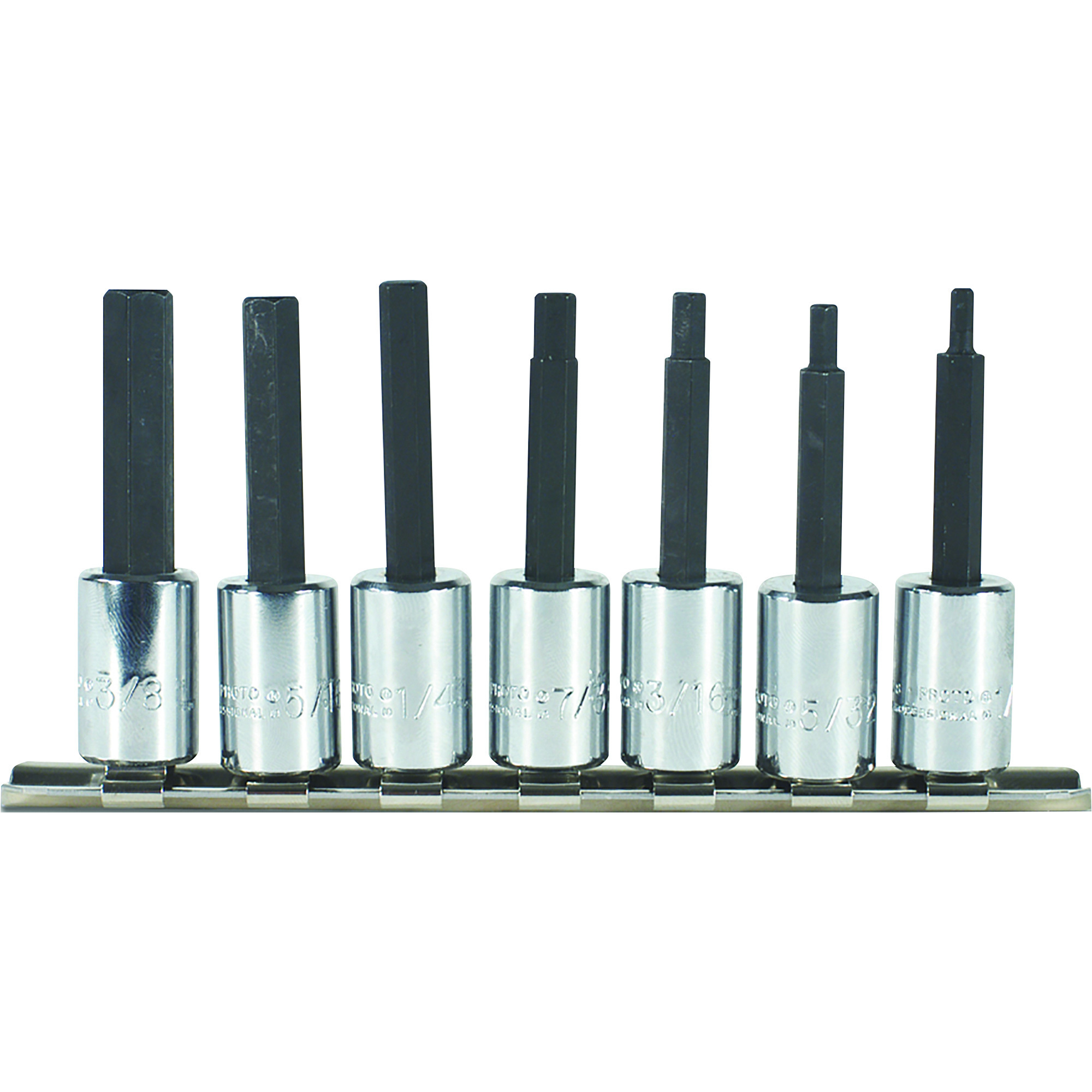 Klutch SAE Hex Bit Socket Set — 6Pc. Northern Tool